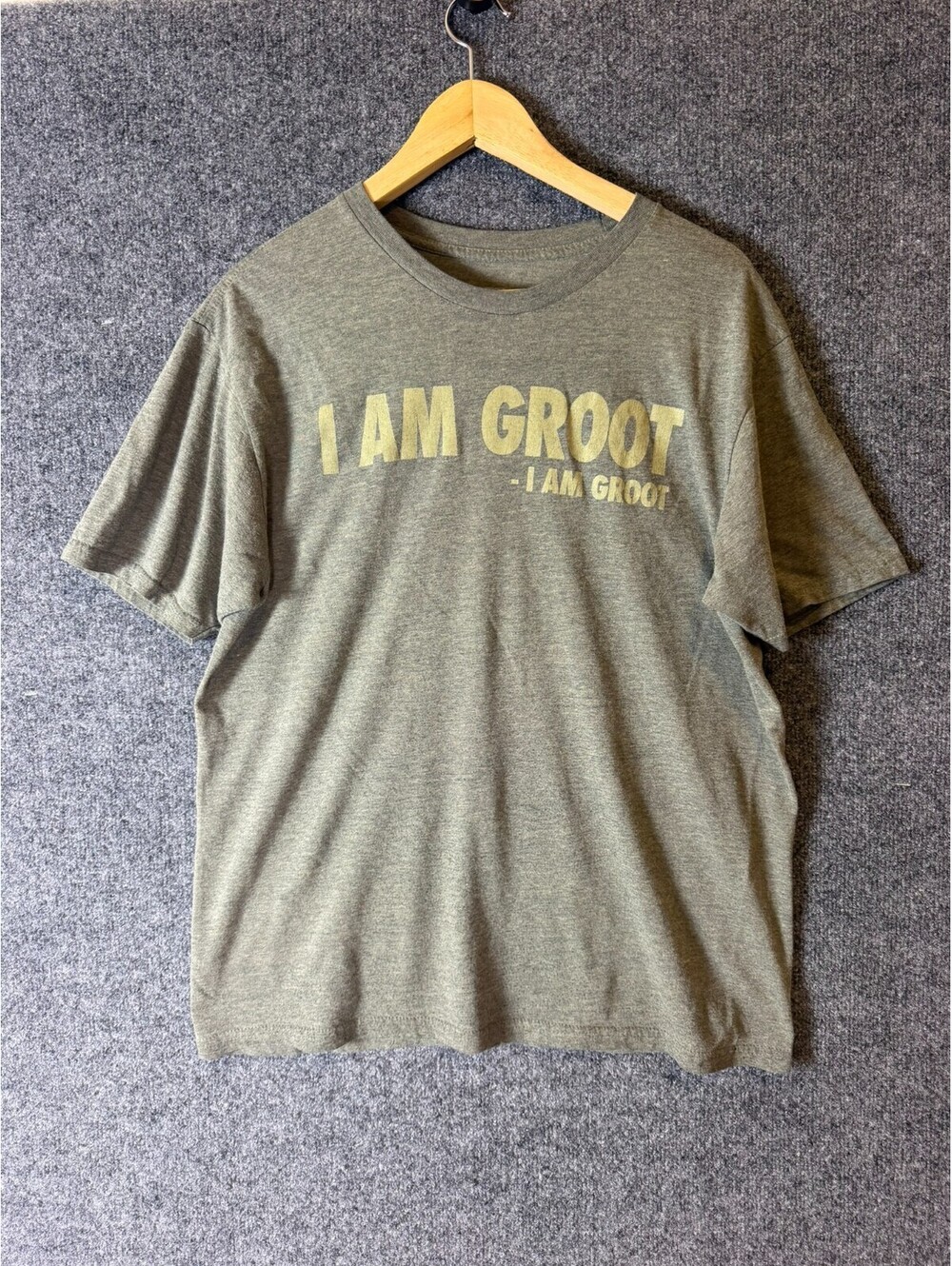 Marvel Guardians Of The Galaxy Vol 2 Shirt Mens Large Green I Am Groot Tee
